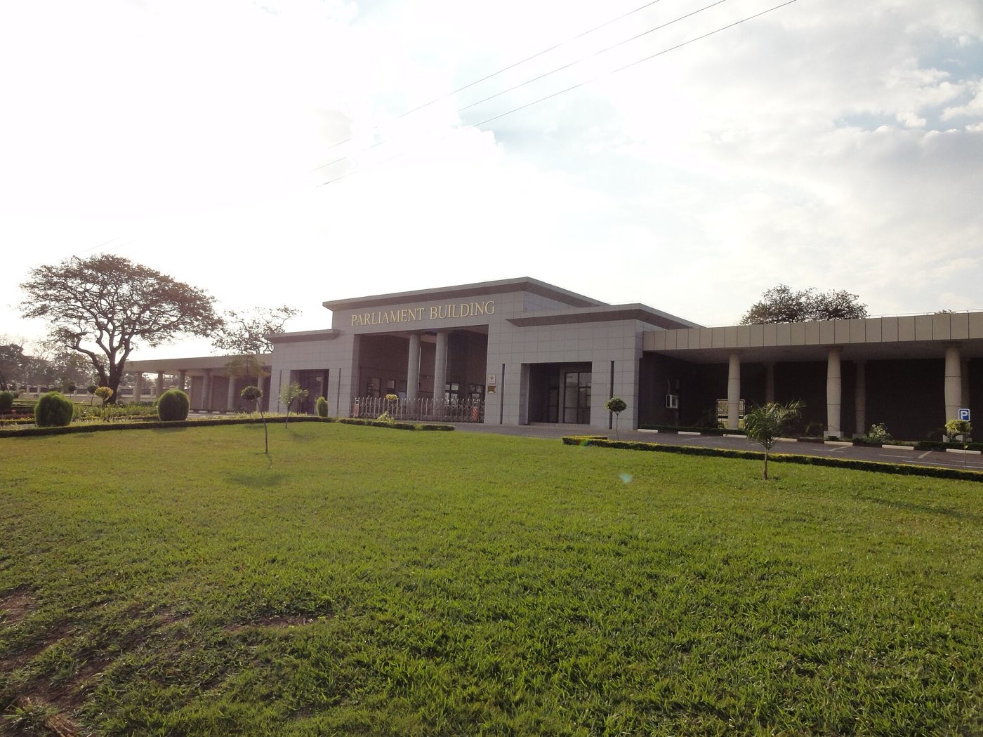 Parliament building in Lilongwe, Malawi